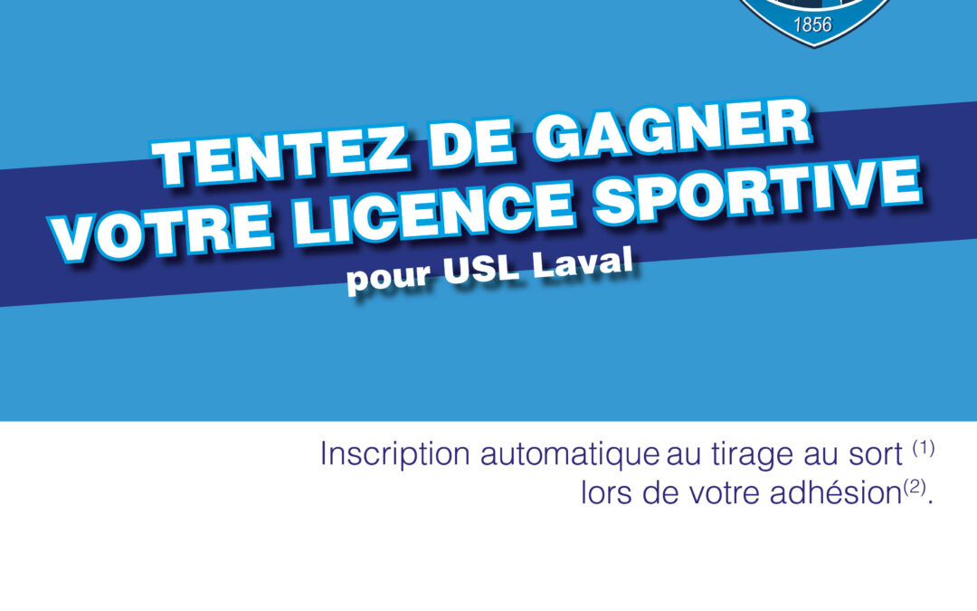 Tentez de gagner votre licence avec le CREDIT MUTUEL